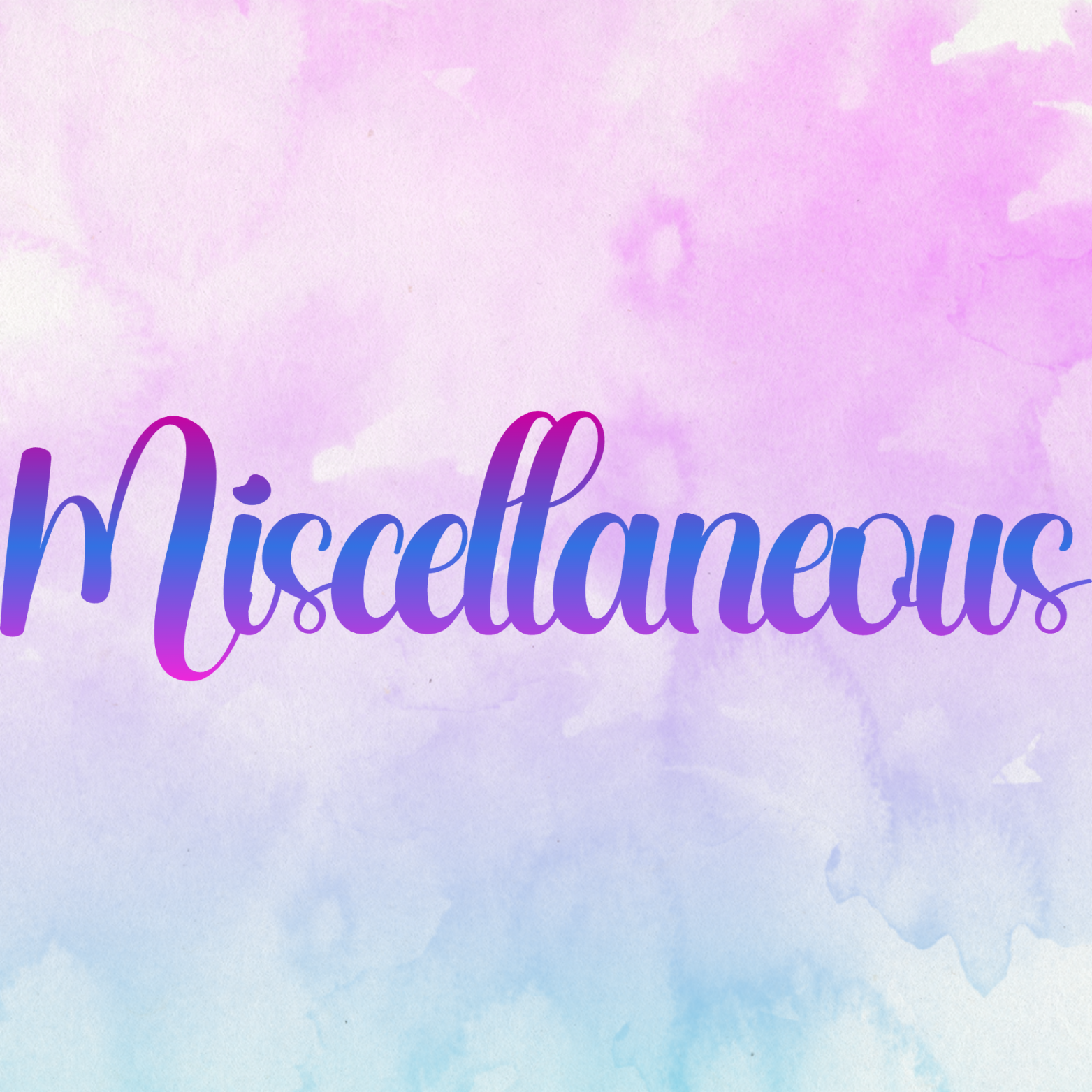 Miscellaneous