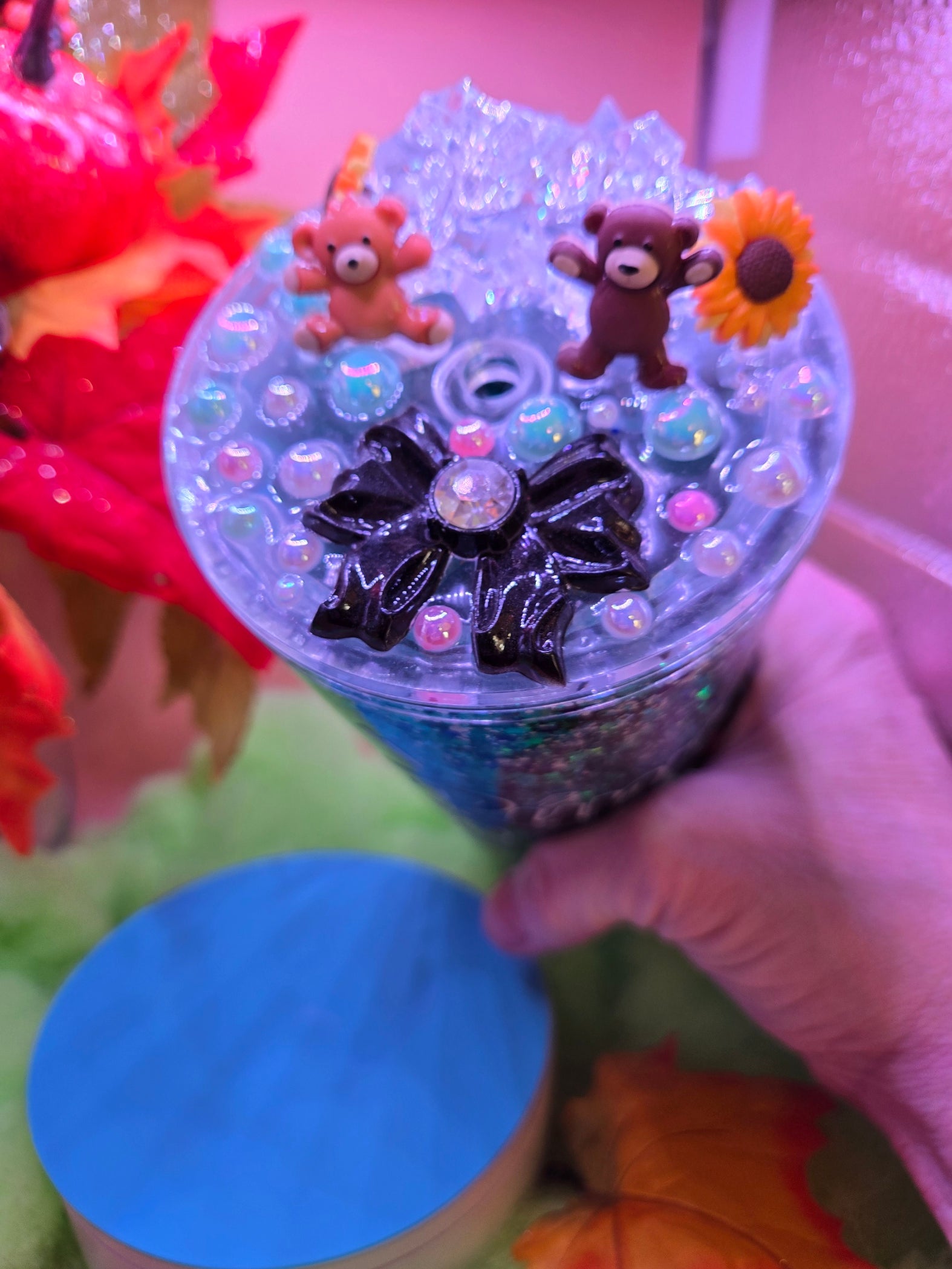 teddy bears with jeweled bow