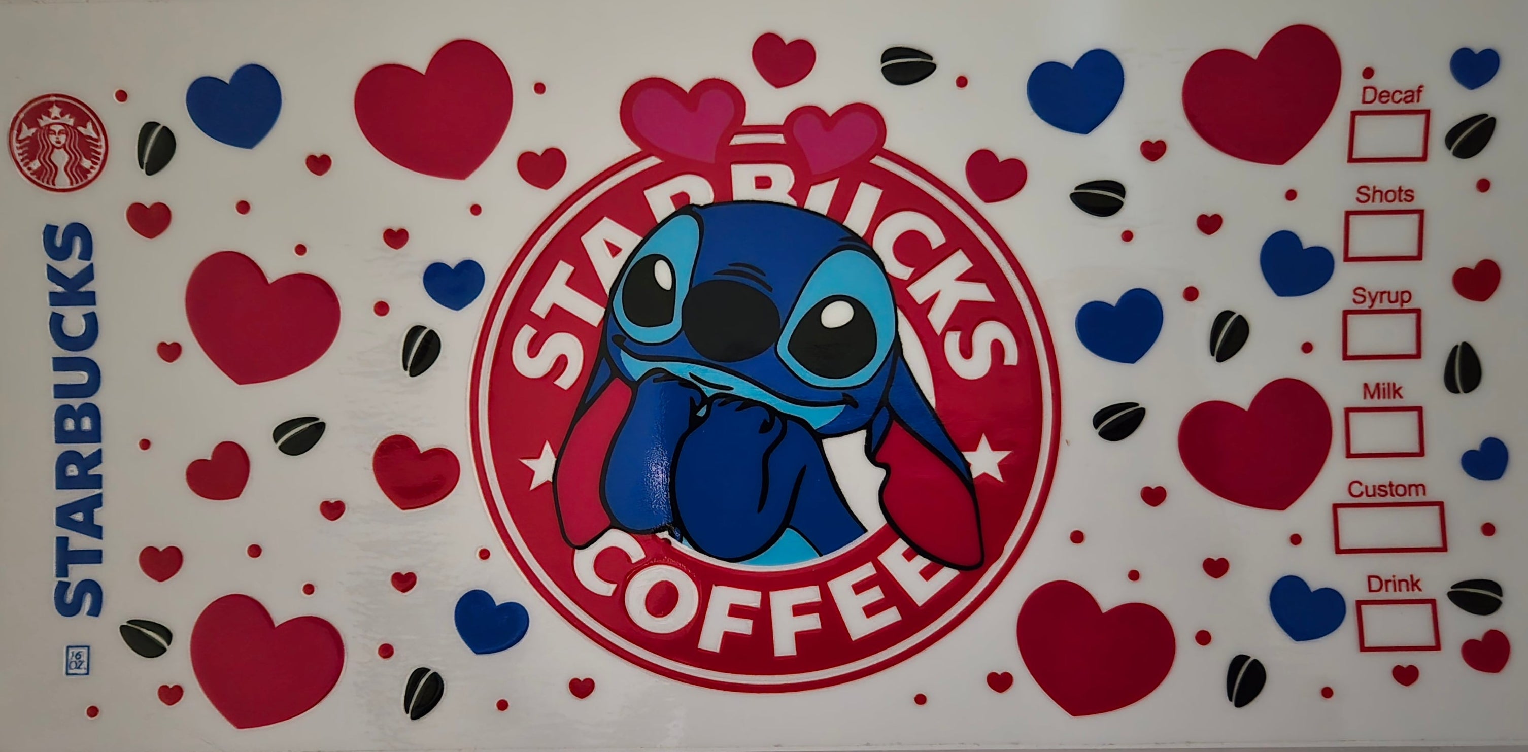 Stich and coffee