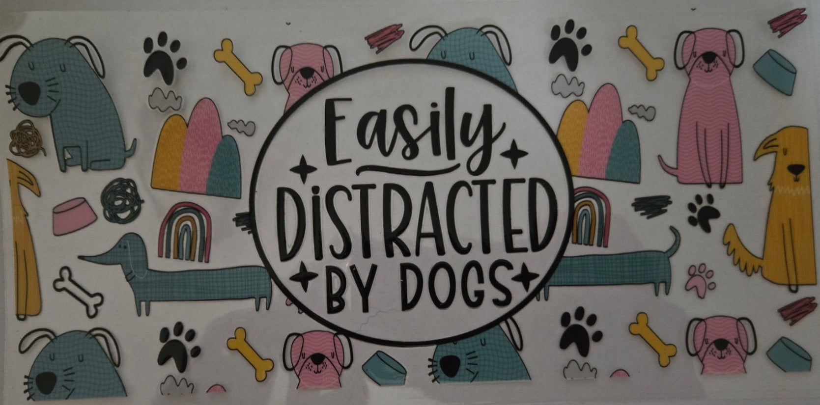 Easily distracted by dogs